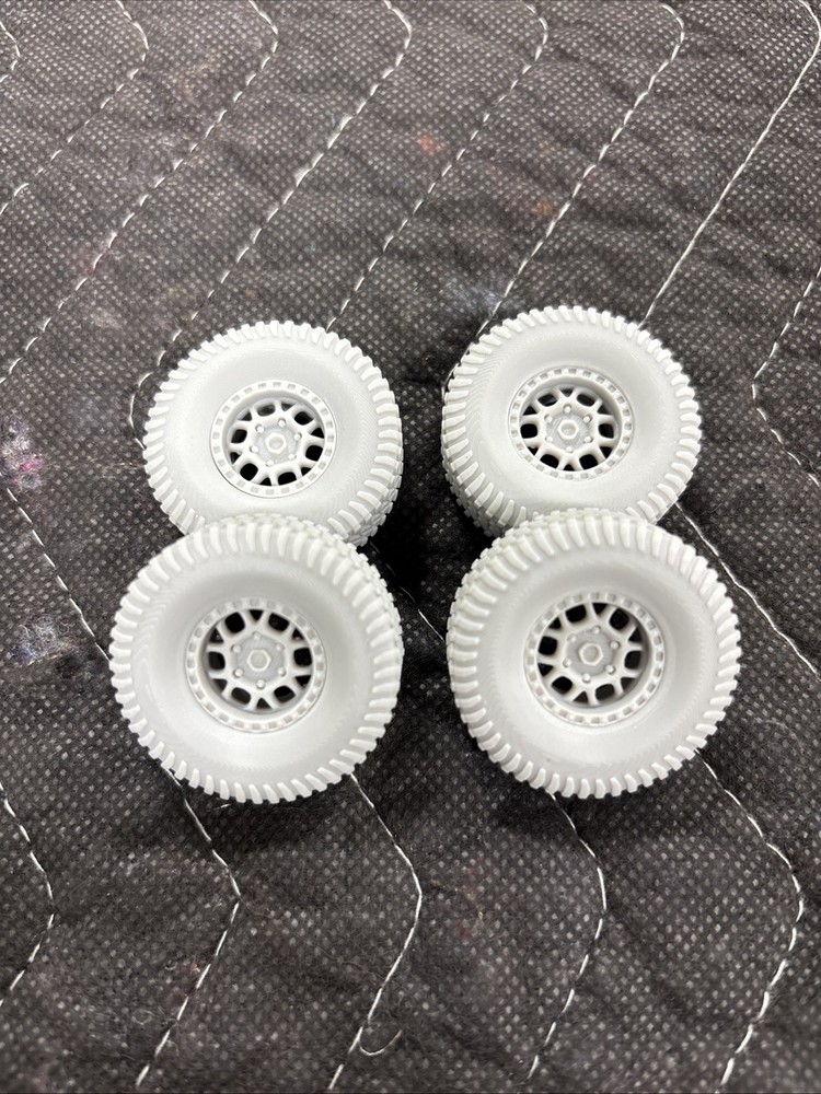 Resin Printed 1/25 37×13.50 Toyo M/t Tires Beadlock Wheels Race Truck Pre Runner