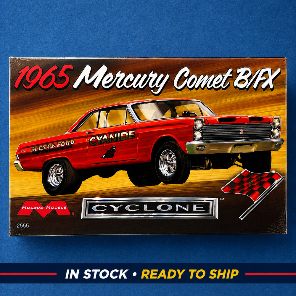 Moebius 1965 Mercury Comet B/FX 1/25 Scale Model Kit MOE2755