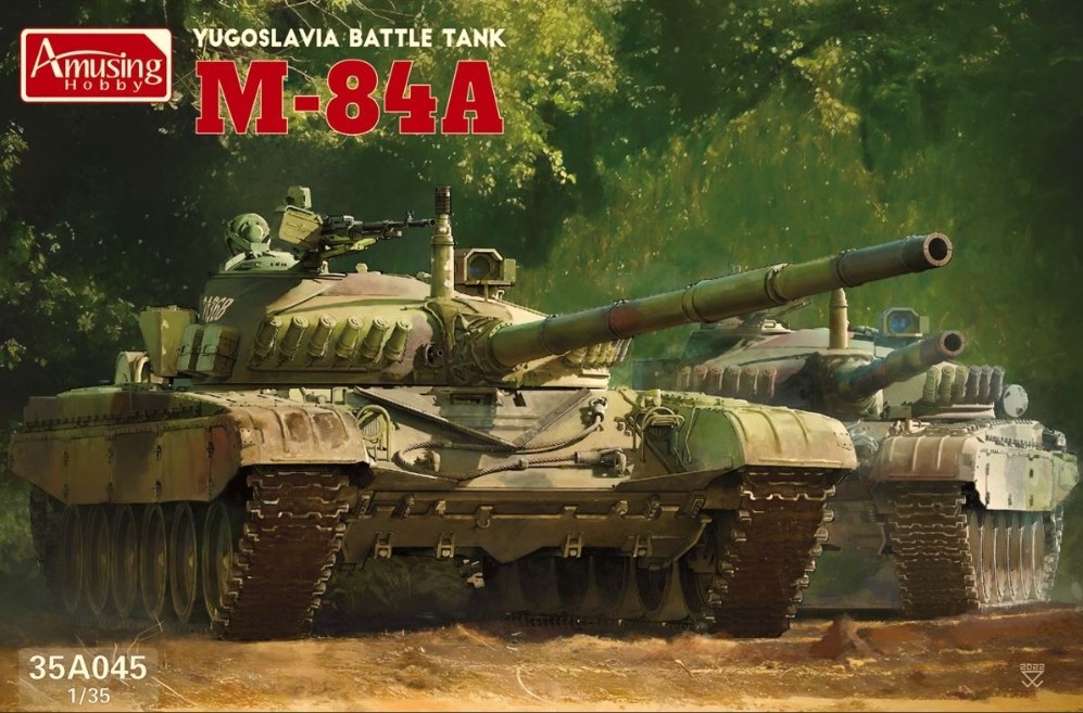 Amusing Hobby AH 35A045 1/35 M-84A Yugoslavia Main Battle tank Brand New