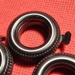 White Wall Tires 1977 GMC Van 1:25 scale model car part Revell
