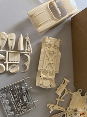 67 year old VINTAGE – AMT / SMP 1959 Corvette convertible 3in1 Customizing kit