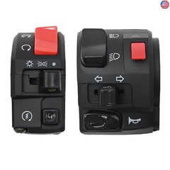 Anxingo Universal 7/8″ 22mm Handlebar Control Switches for Motorcycle Turn