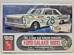 AMT ’65 Ford Galaxie 500XL Model Racing Car 3-in-1 Kit #723/12 Sealed Parts