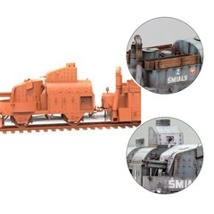 1/72 Polish Around Armored Train PP2 Brave “Smialy” Assembly Model Building Kit