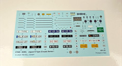 Revell Car Kit 1/24 Scale Jaguar XK-E (E-Type) Plastic Model Kit 85-4509
