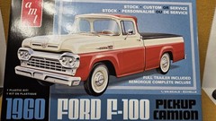 1960 Ford F-100 Pickup DECALS & INSTRUCTIONS 1:25 Scale AMT NEW Model Kit PARTS
