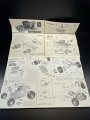 Vintage Monogram Model Kit Instructions Tijuana Taxi Paddy Wagon Red Baron More