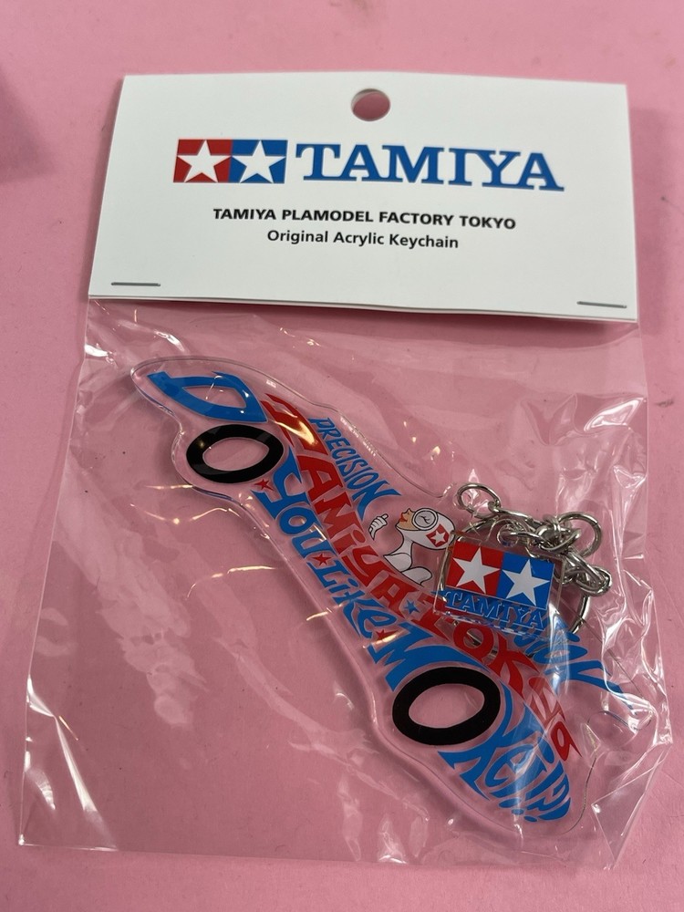Tamiya Keychain Acrylic Race Car Plastic Model Factory Tokyo , Japan