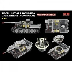 RyeField RFM RM 5131 1/35 Tiger I Initial Production w/Full Interior & Cutaway