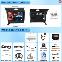 [2+64G] NHOPEEW Car Radio for KIA Cerato K3 Forte 2013-2016 with Wireless