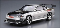 Aoshima No.24 Tuned Car Nissan Top Secret Silvia S15 1999 1/24 Scale Model Kit