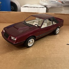 1984 Mustang GT Style Model Kit – LOOSE PIECES