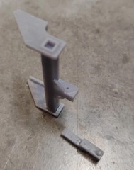 3D Printed 1/25 Reese Trailer Hitch and Receiver