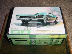 VINTAGE AMT 1968 OLDSMOBILE TORONADO 1/25 MODEL KIT UNBUILT NMIB