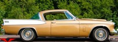 Studebaker Classic Car Custom Built Metal Model Concept 1 Race Vintage24Promo18