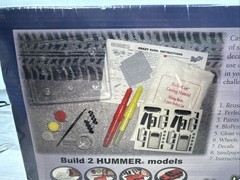 Skullduggery Krazy Kars Cast & Paint Hummer H2 1/64 Scale 2 Model Kits in One