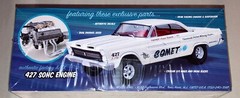 Moebius 1965 Mercury Comet A/FX Arnie Bestwick Drag Car 1:25 model car kit 1223