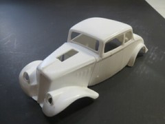 33′ Willys Stock Roof Coupe 1/25 Resin Body From Fremont Racing Specialties