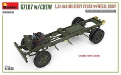 Miniart 1/35 G7107 w/CREW 1,5t 4X4 CARGO TRUCK w/METAL BODY #35383 📌USA📌Sealed