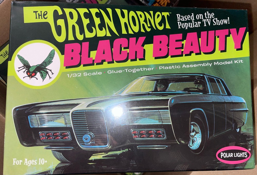Polar-Lights Green Hornet Black Beauty Plastic Model Car Kit 1/32 New Sealed