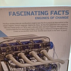 Discovery #Mindblown Model Engine Kit with Moving Parts and LED Lights.