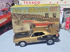 VINTAGE SURVIVOR MPC.REVELL.AMT. JO-HAN BUILT MODEL 🚗 CUSTOM PLYMOUTH CUDA..