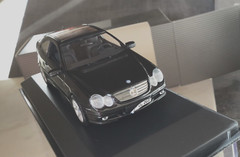 1/43 MINICHAMPS Mercedes Benz , C class coupe, sport,met. Black, mint+++!