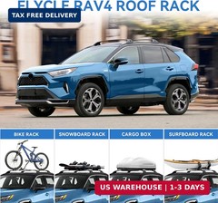 220LBS Roof Rack Cross Bars for 2019-2025 RAV4 XLE XSE Premium Limited Hybrid LE
