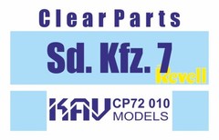 1:72 Window Tint Film for scale model Sd Kfz 7 Revell 03127