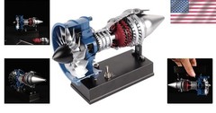 Educational DM122 Turbofan Engine Model Kit – All-Metal, 1:20 Scale Assembly Kit