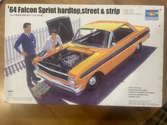 Trumpeter #02508 1:25 ‘64 Falcon Sprint Hardtop, Street & Strip Kit /SEE NOTE