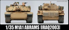ACADEMY 1/35 M1A1 Abrams Iraq 2003 Tank plastic model Kit #13202