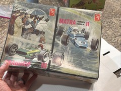 AMT MANTA & BRABHAM DOUBLE ORIGINAL FACTORY SEALED KIT! #T417! CIRCA 1968! VMCP!