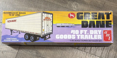 AMT 1:25 Scale GREAT DANE 40 FOOT DRY GOODS TRAILER Plastic Model Kit AMT1185