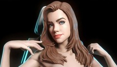 1/24 Scale Die-Cast Resin Figure Model Kit Starship Female Warrior NSFW Hobby…