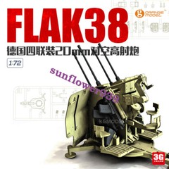 Orange Hobby G72-200 1/72 German 20mm Flakvierling 38