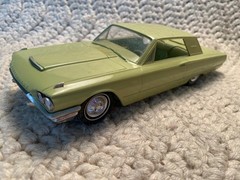 Lot Of 2 Vintage AMT 1/25 Ford Thunderbird Promo Car Models 1962 & 64 Coupes