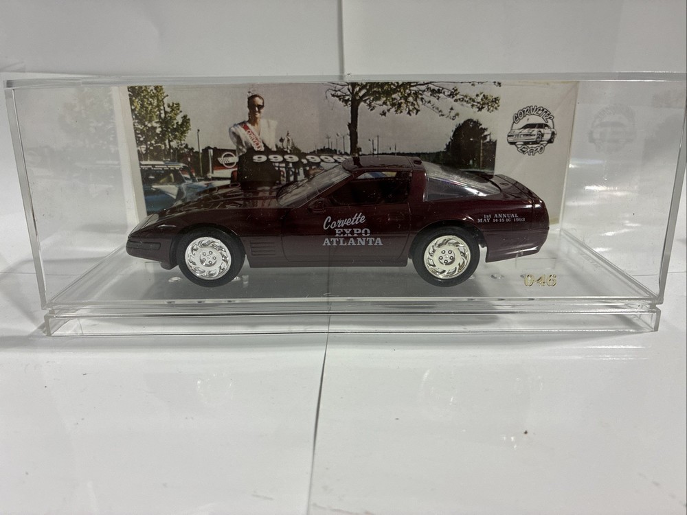 1993 Corvette Dealer Promo Car C4 Zr1 Atlanta Expo 46/150 Model Amt Case Box