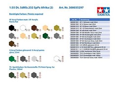 TAMIYA 1/35 No.297 German 8-wheel Heavy Armored Vehicle Sd.Kfz.232 Africa Corps