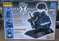 Hawk 1:6 Ford Flathead V8 Engine Diecast Model Kit Stand Skill 2 11081
