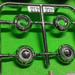 1972 Ford Pickup Truck Moebius 1/25 Rim Wheel Tire Dog Dish Cap F-250 Ranger 4×4