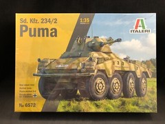 Italeri Sd. Kfz. 234/2 Puma Armored Car – 1:35 Scale Plastic Model Kit 6572 NISB
