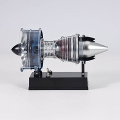 Educational DM122 Turbofan Engine Model Kit All-Metal 1:20 Scale Assembly DIY