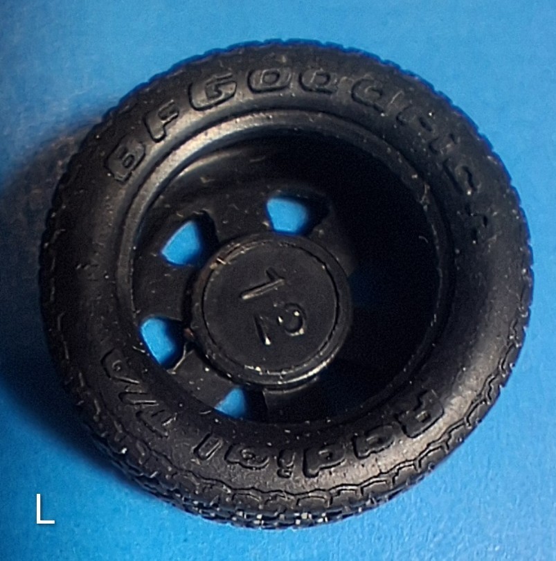 L BF GOODRICH RADIAL T/A TIRES – MODERN RADIALS – MODEL CAR KIT PARTS LOT