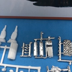 396 427 454 Chevy Gasser ENGINE W Hilborn Tubes NO Headers 1:25 LBR Model Parts