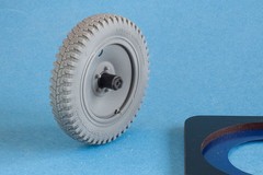 QuickWheel 1/16 Sd.Kfz. 250 Front Wheels for Das Werk kits (uncommon off-road)