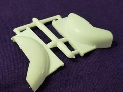 1977 Chevy Monza FRONT INNER FENDERS from AMT 1:25 Model Kit 77 Mirage