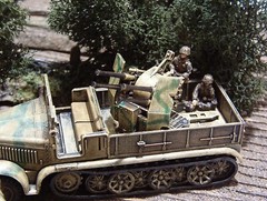 Hasegawa 1/72 Sd.Kfz 7 8 Ton Half Track with 20mm Quad Machine Gun