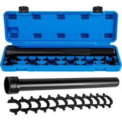 Inner Tie Rod Installation Kit, Includes 13 Crowfoot Adapters, Durable 1/2 Inch