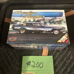 POLAR LIGHTS CANDIES & HUGHES BARRACUDA FUNNY CAR MODEL KIT #POL853/12 X2